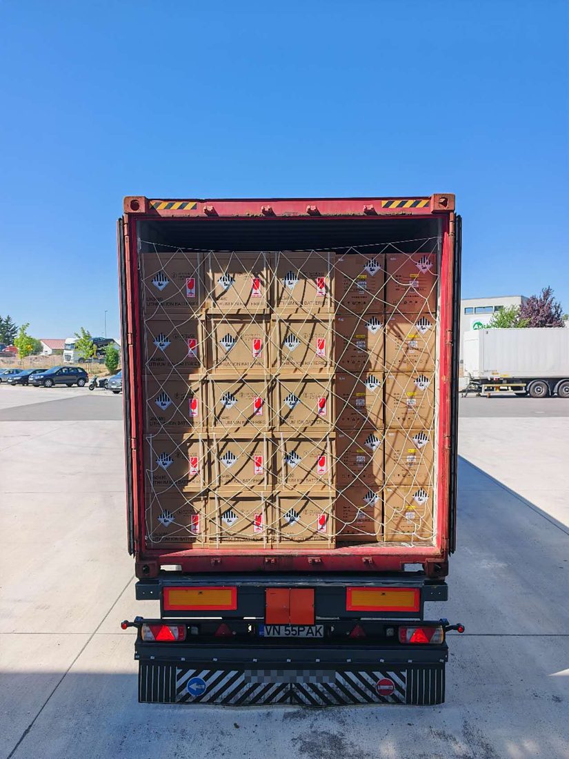 Another container out to a European partner